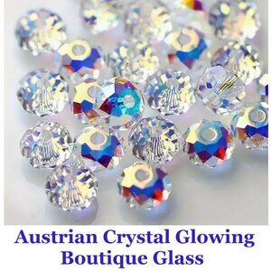 Austrian Crystal Glowing Boutique Glass